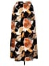 Unbranded 100% Polyester Print Orange Casual Skirt Size 1X - photo 2