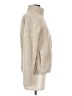Uniqlo 100% Polyester Ivory Faux Fur Jacket Size S - photo 4