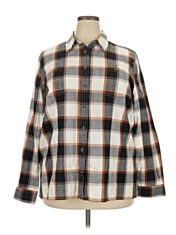 Duluth Trading Co. Long Sleeve Button-Down Shirt (view 1)