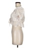 Unbranded Ivory White Short Sleeve Blouse Size M - photo 5