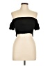 Katie J NYC Black Short Sleeve Top Size L - photo 1