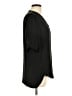 Theory 100% Polyester Black Short Sleeve Blouse Size XL - photo 4