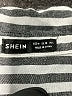 Shein Stripes Gray 3/4 Sleeve Button-Down Shirt Size 6 - photo 7
