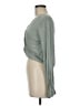 Blush 100% Rayon Green Long Sleeve Blouse Size M - photo 5