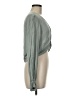 Blush 100% Rayon Green Long Sleeve Blouse Size M - photo 4
