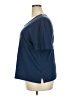 Assorted Brands Stars Blue Short Sleeve Top Size 2X - photo 5