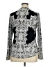 INC International Concepts Paisley Silver Long Sleeve Blouse Size XL - photo 2