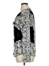 INC International Concepts Paisley Silver Long Sleeve Blouse Size XL - photo 5