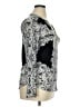 INC International Concepts Paisley Silver Long Sleeve Blouse Size XL - photo 4
