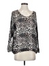 Assorted Brands Animal Print Gray Pullover Sweater Size S - photo 1