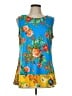 Coco Bianco Blue Sleeveless Blouse Size L - photo 1