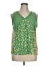 Cato 100% Polyester Green Sleeveless Blouse Size XL - photo 1