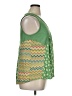 Cato 100% Polyester Green Sleeveless Blouse Size XL - photo 4