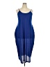 Unbranded 100% Polyester Blue Casual Dress Size XXL - photo 1