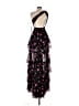 Mac Duggal 100% Polyester Floral Black Cocktail Dress Size 0 - photo 2