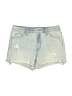 Universal Thread Blue Denim Shorts Size 10 - photo 1