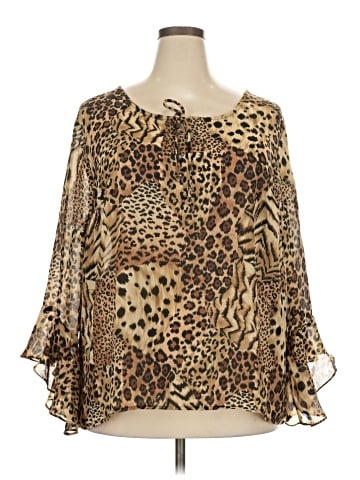 Fashion Bug 3/4 Sleeve Blouse (view 1)