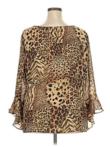 Fashion Bug 3/4 Sleeve Blouse (view 2)