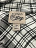 Como Vintage Plaid Silver Long Sleeve Blouse Size M - photo 7