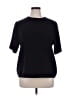 DressBarn Black Short Sleeve Top Size XL - photo 1