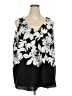 Lane Bryant 100% Polyester Black Tank Top Size 24 - photo 1