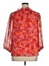 Vince Camuto 100% Polyester Orange 3/4 Sleeve Blouse Size XL - photo 2