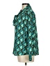 Jones & Co 100% Polyester Teal Long Sleeve Blouse Size M - photo 5
