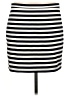 MICHAEL Michael Kors Stripes Ivory Casual Skirt Size 6 - photo 1