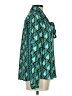 Jones & Co 100% Polyester Teal Long Sleeve Blouse Size M - photo 4