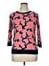 Halogen Floral Pink Pullover Sweater Size XL - photo 1