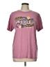 Unbranded Floral Pink Short Sleeve T-Shirt Size L - photo 1