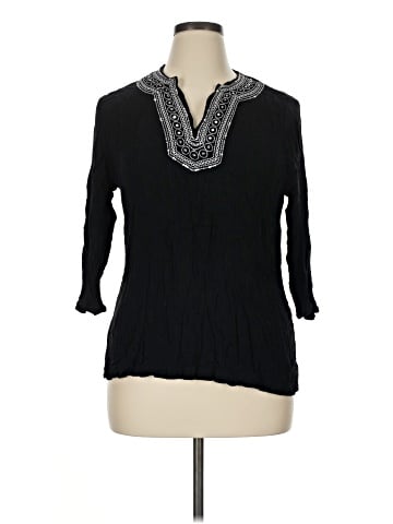 Cathy Daniels 3/4 Sleeve Blouse (view 1)