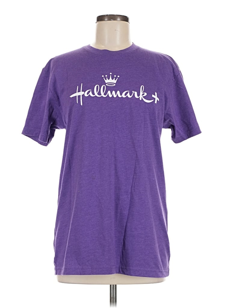 Pre-owned Next Level Apparel Short Sleeve T-shirt In Purple