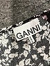 Ganni Black 3/4 Sleeve Blouse Size EU 42 / US 12 - photo 7