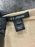 St. John Tan Sleeveless T-Shirt Size L - photo 7