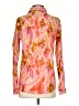 Assorted Brands 100% Cotton Print Pink Long Sleeve Blouse Size S - photo 2