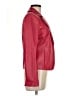 Max Mara 100% Leather Red Pink Blazer Size 6 - photo 4