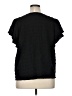 Counterparts Black Short Sleeve Blouse Size XL - photo 2