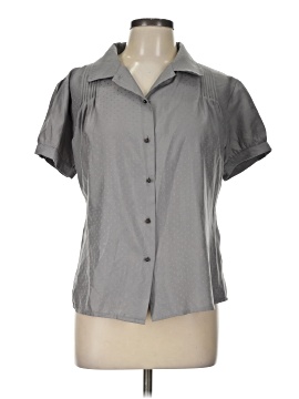 Oleg Cassini Short Sleeve Blouse