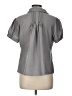Oleg Cassini Gray Short Sleeve Blouse Size L - photo 2