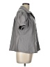 Oleg Cassini Gray Short Sleeve Blouse Size L - photo 4