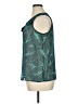 Liz Claiborne 100% Polyester Teal Sleeveless Blouse Size XL Petite - photo 5