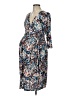Seraphine Print Blue Casual Dress Size 12 - photo 1