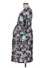 Seraphine Print Blue Casual Dress Size 12 - photo 5