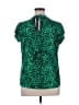 Dana Buchman Green Short Sleeve Blouse Size XL - photo 2