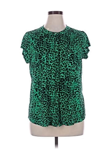 Dana Buchman Short Sleeve Blouse (view 1)