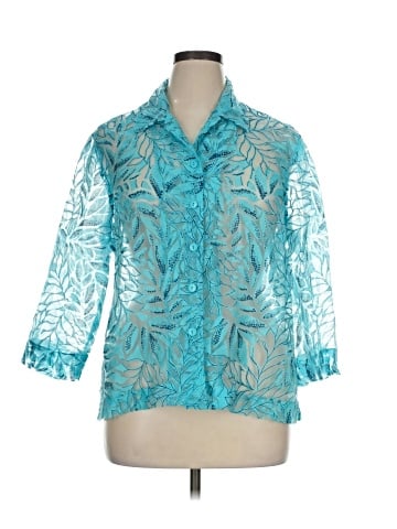 City Blues by Koret 3/4 Sleeve Blouse (view 1)