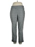 Adrienne Vittadini Plaid Gray Dress Pants Size 16 - photo 1