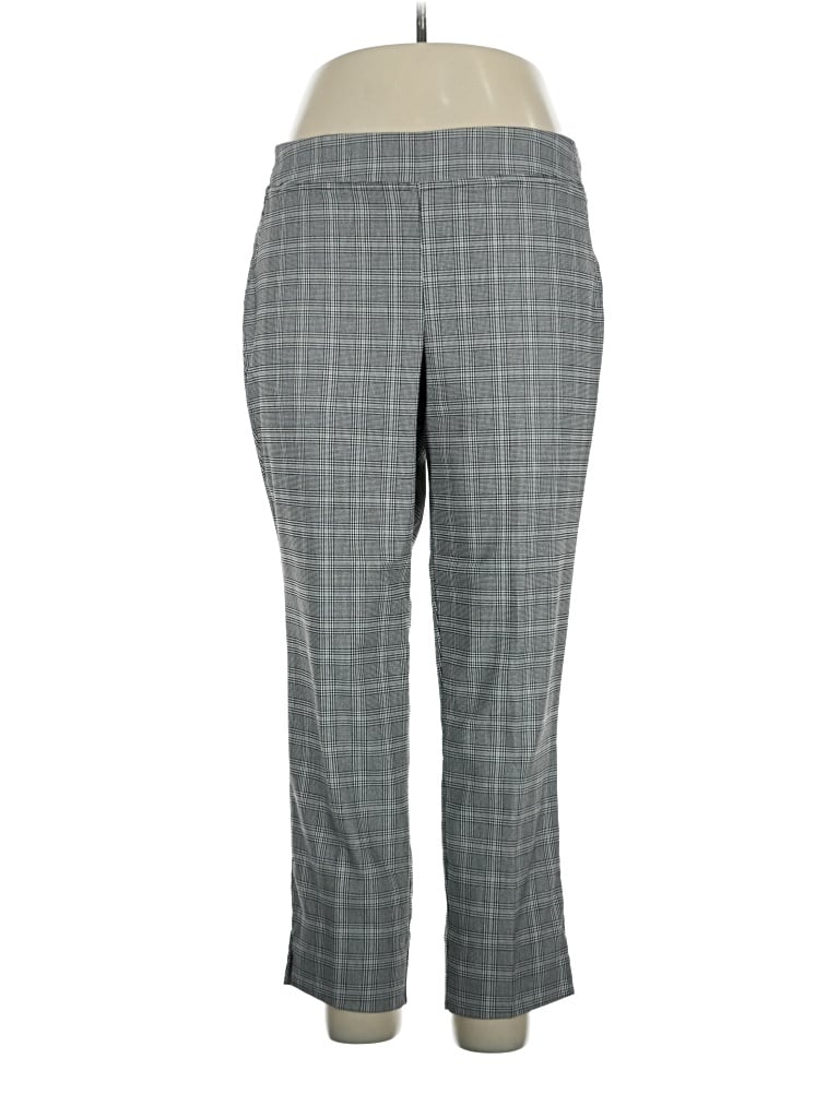 Pre-owned Adrienne Vittadini Dress Pants In Gray