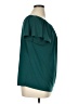 Halogen Teal Short Sleeve Blouse Size XL - photo 4